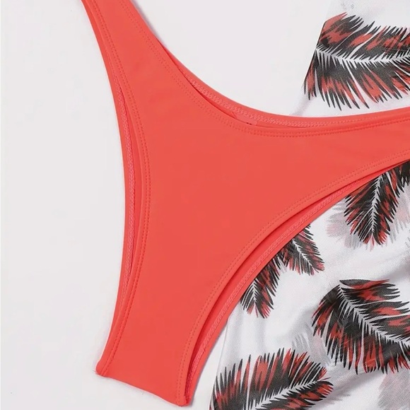 Bikini 3 piece full set with cover up skirt size Med New - Picture 4 of 4